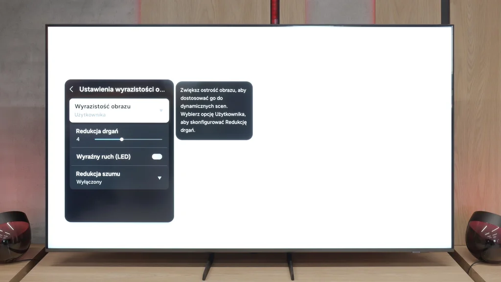 Test Samsung Q8F Smużenie i płynność ruchu