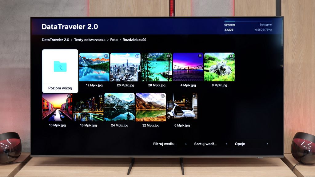 Test Samsung Q8F Wygląd telewizora