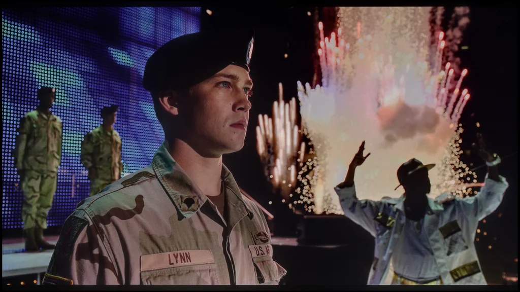 Test Samsung QN85F  sekcja Jakość efektu HDR, scena „Billy Lynn”