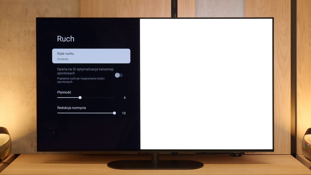Review Philips OLED820 Blur and motion smoothness
