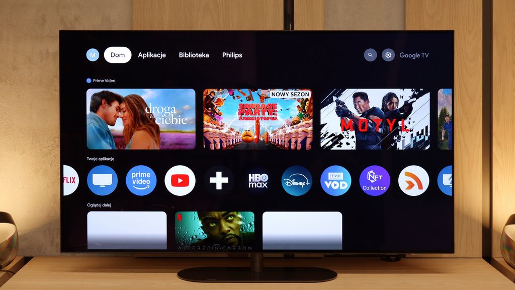 Review Philips OLED820 Appearance of the TV