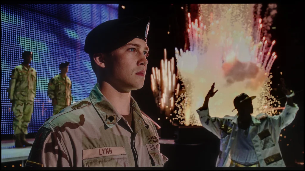 Review Philips OLED770 section HDR effect quality, scene “Billy Lynn”
