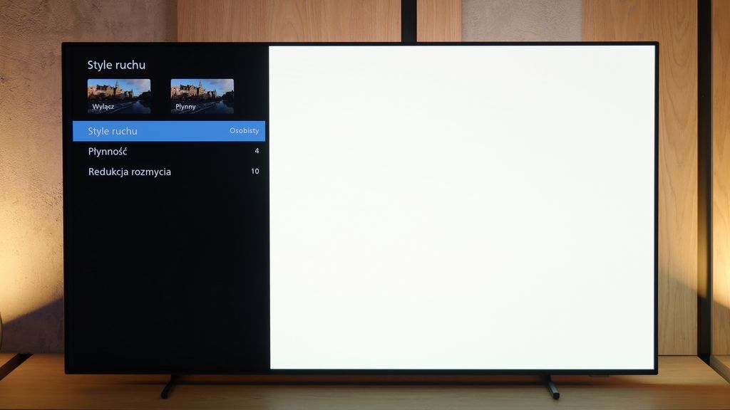 Review Philips OLED770 Blur and motion smoothness