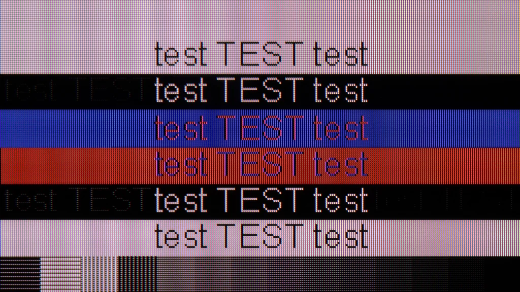 Review TCL P89K / TCL P8K section Computer compatibility, font readability test