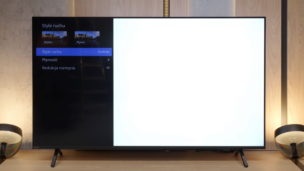 Test PHILIPS MLED920 / MLED910 Smużenie i płynność ruchu