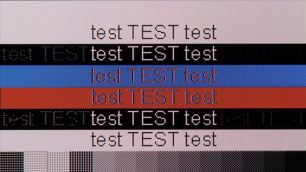 Test PHILIPS MLED920 / MLED910 sekcja Współpraca z komputerem, test czytelności czcionek