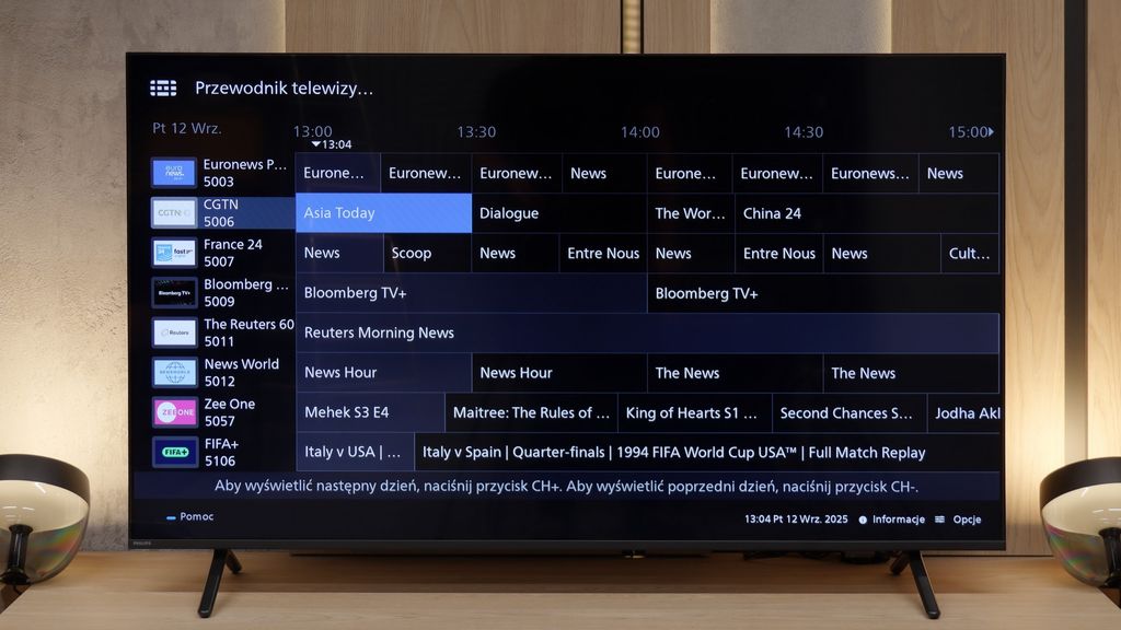 Test PHILIPS MLED920 / MLED910 Wygląd telewizora