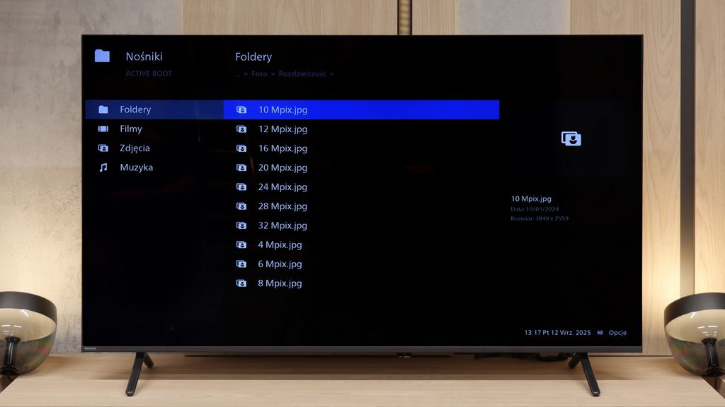 Test PHILIPS MLED920 / MLED910 Wygląd telewizora