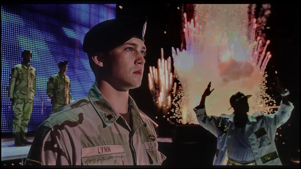 Review TCL V6C section HDR effect quality, scene “Billy Lynn”