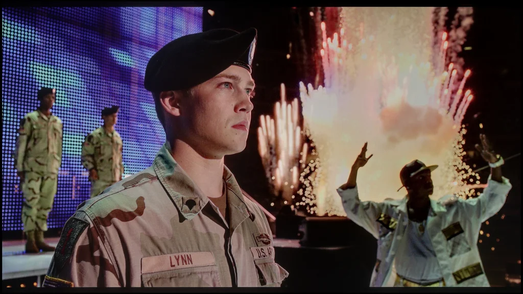 Test Haier M95E sekcja Jakość efektu HDR, scena „Billy Lynn”