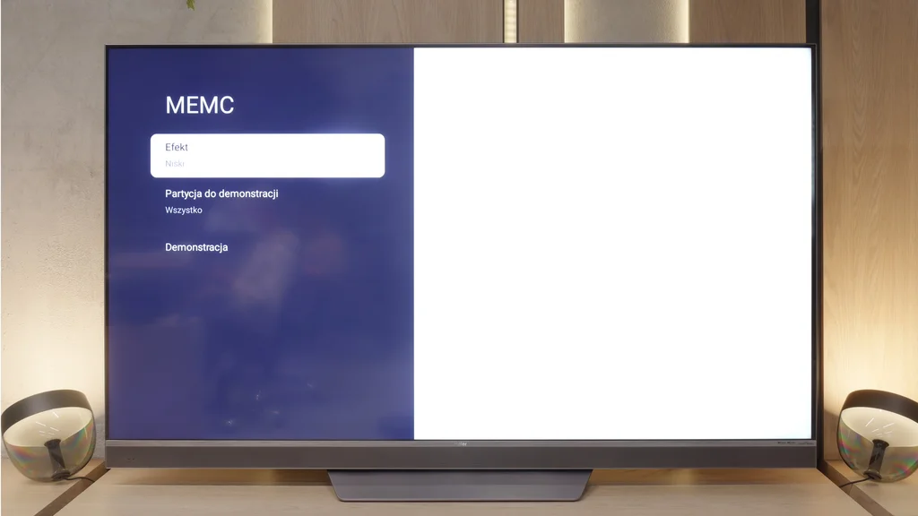 Test Haier M95E Smużenie i płynność ruchu