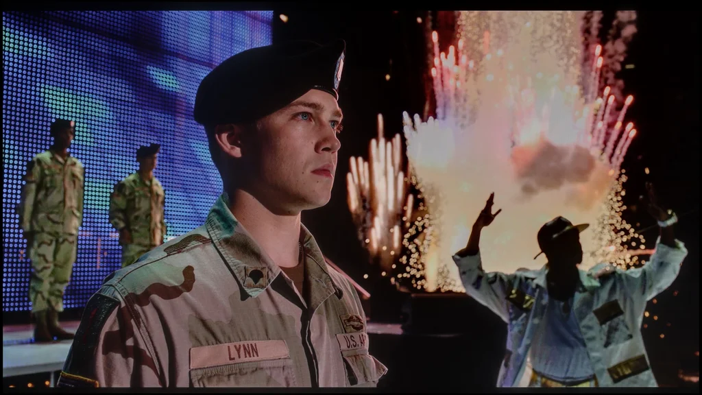 Test Samsung OLED S85F (WOLED) sekcja Jakość efektu HDR, scena „Billy Lynn”