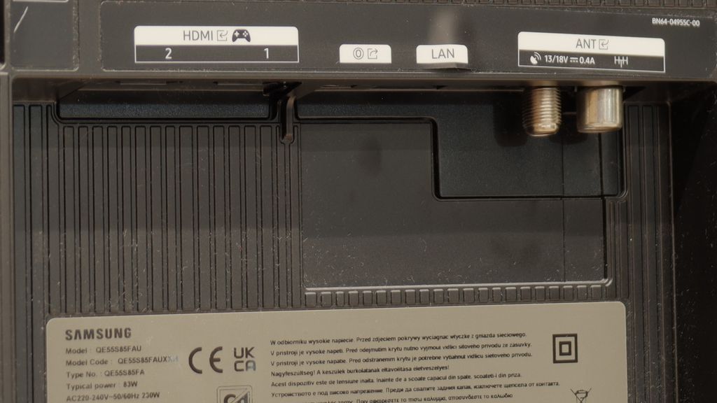 Test Samsung OLED S85F (WOLED) Wygląd telewizora