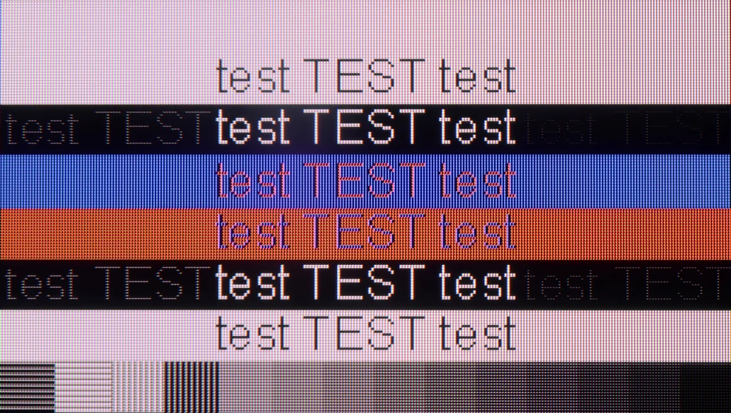 Review Xiaomi S Pro 2026 section Computer compatibility, font readability test
