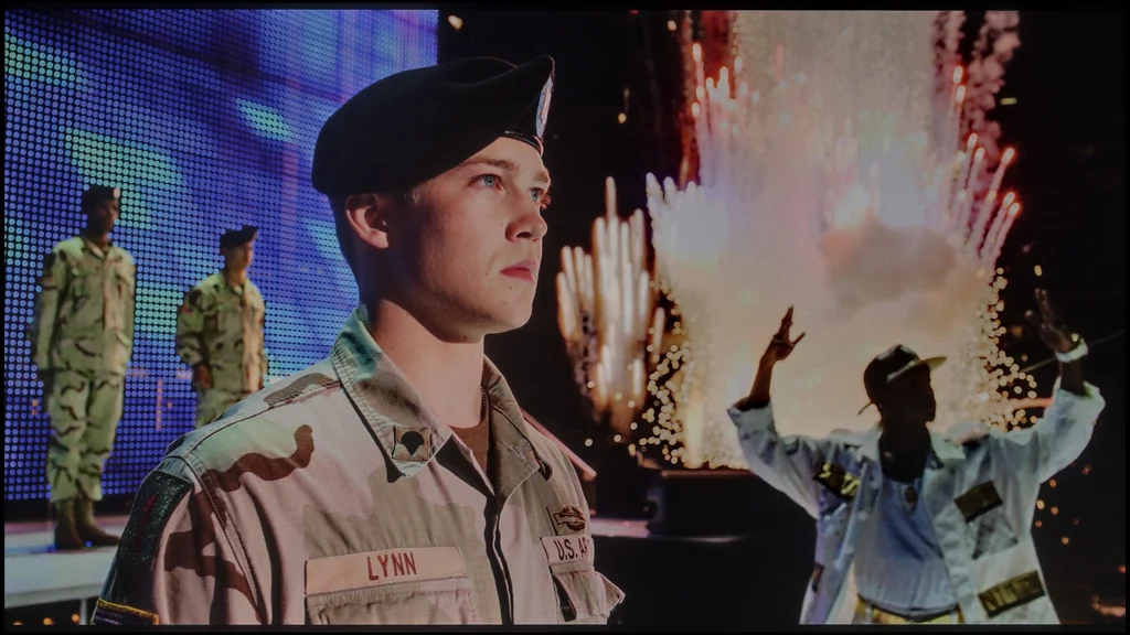 Review Blaupunkt UGC5500S section HDR effect quality, scene “Billy Lynn”
