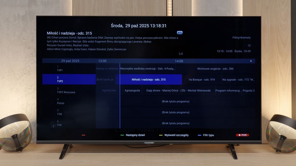 Test Blaupunkt UGC5500S Wygląd telewizora