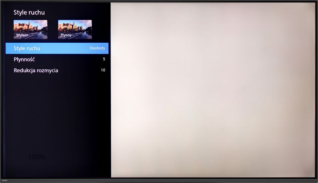 Review PHILIPS PUS9010 (IPS) Blur and motion smoothness