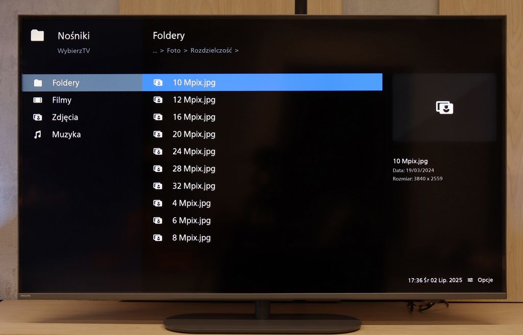 Review PHILIPS PUS9010 (IPS) Appearance of the TV