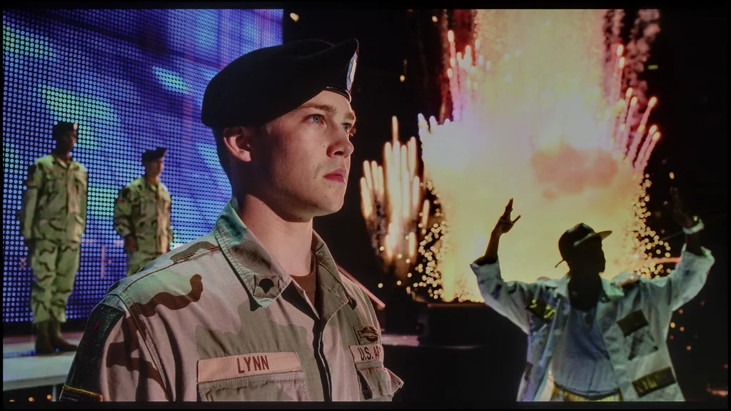 Test Samsung Q6F (IPS) sekcja Jakość efektu HDR, scena „Billy Lynn”