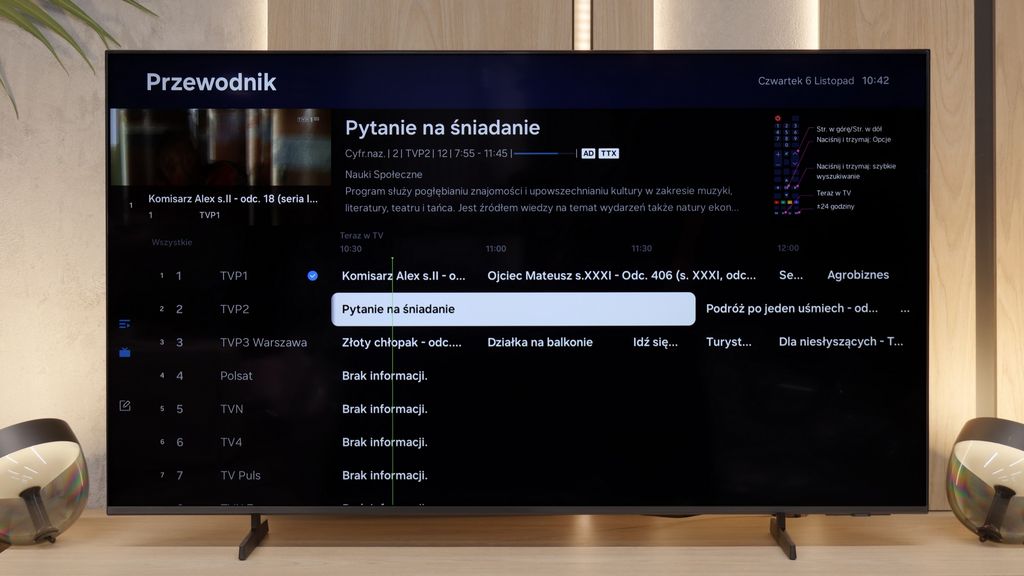 Review Samsung Q6F (IPS) Appearance of the TV