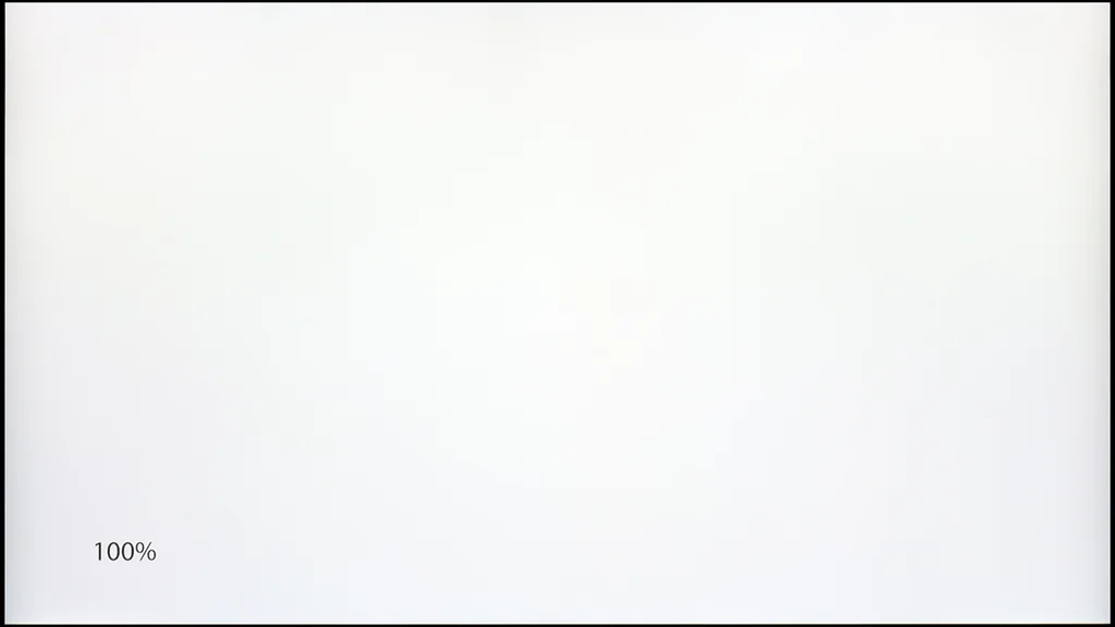 Review LG QNED80A6A (VA) section Panel details / Panel uniformity and thermography