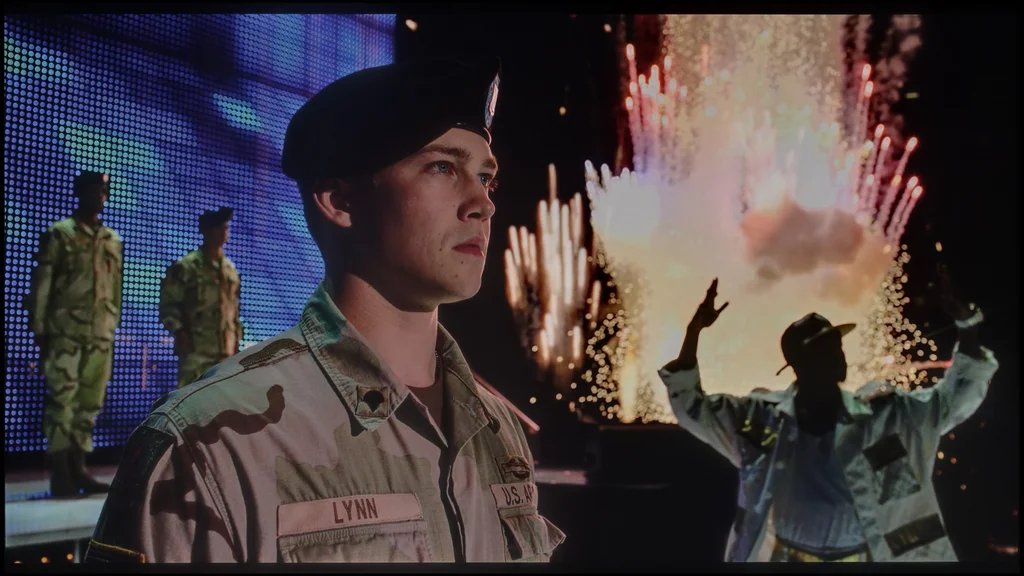Test LG QNED80A6A (IPS) sekcja Jakość efektu HDR, scena „Billy Lynn”
