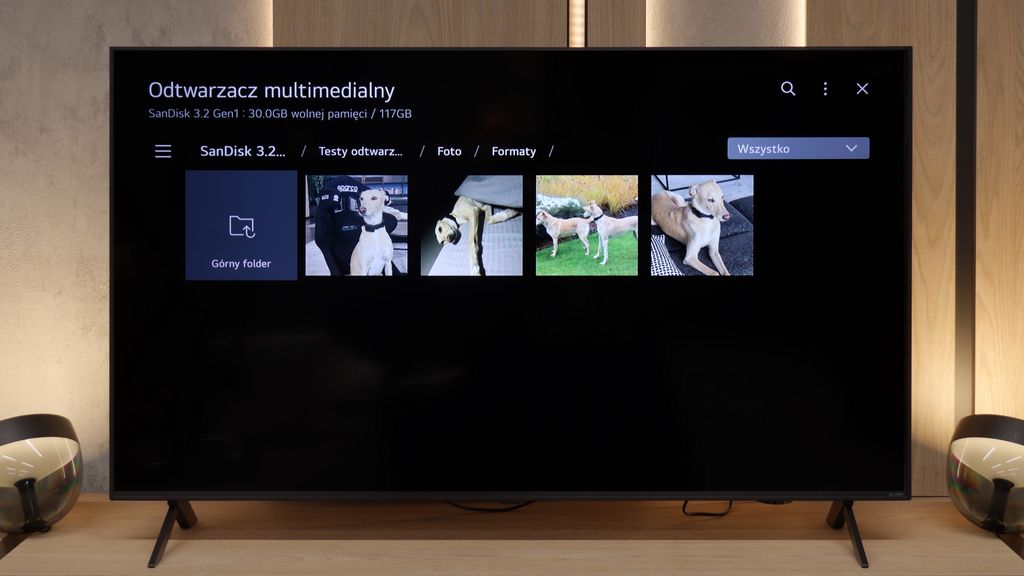 Review LG QNED80A6A (IPS) Appearance of the TV