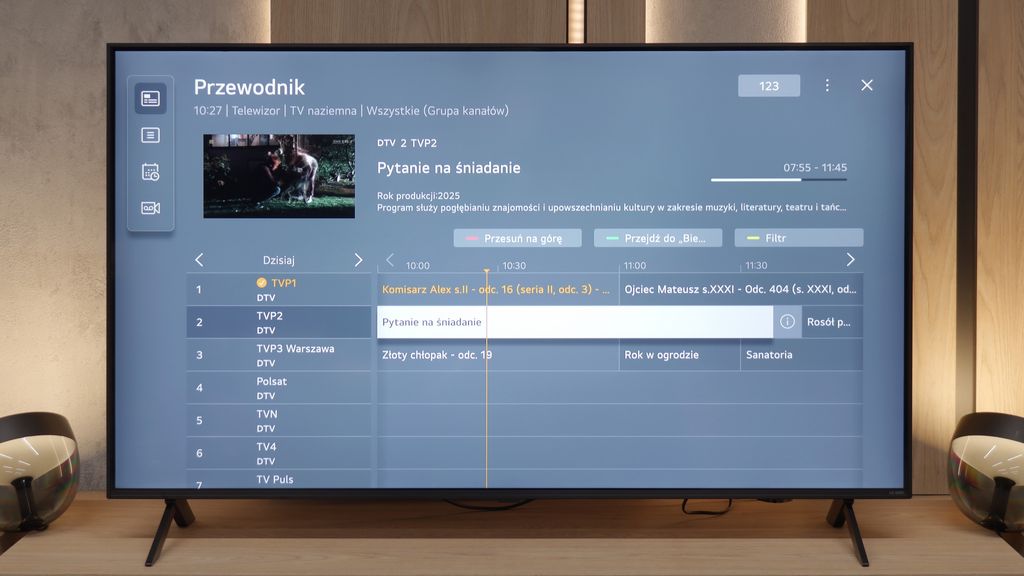 Review LG QNED80A6A (IPS) Appearance of the TV