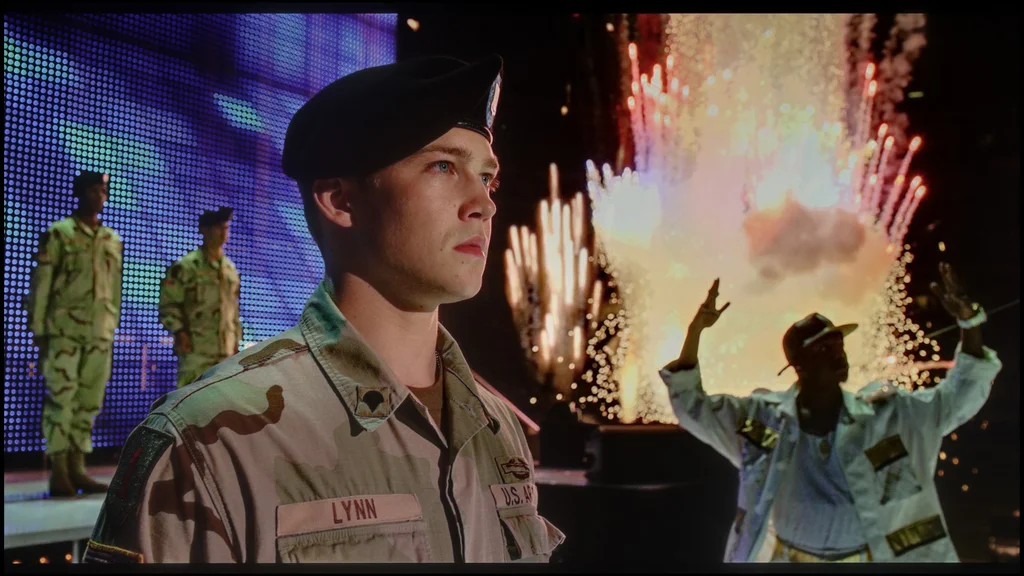 Review Haier M90E section HDR effect quality, scene “Billy Lynn”