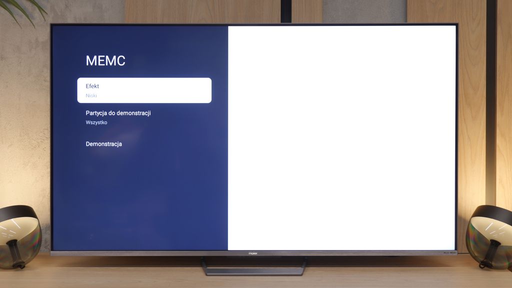 Review Haier M90E Blur and motion smoothness