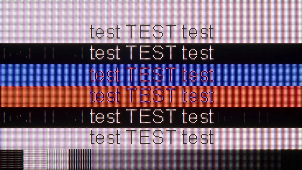 Review Hisense E7Q PRO / E79Q PRO section Computer compatibility, font readability test