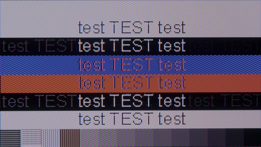 Test TCL C6KS / C69KS / Q6CS sekcja Współpraca z komputerem, test czytelności czcionek