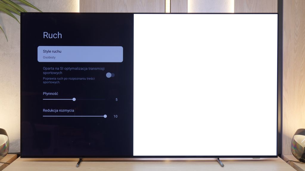 Review Philips OLED950 Blur and motion smoothness