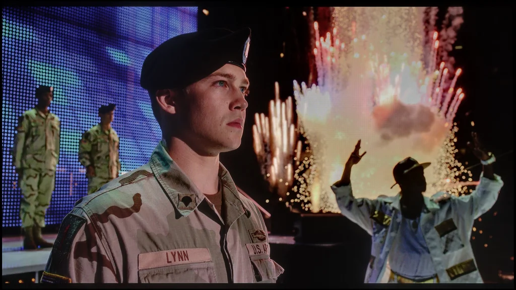 Review Philips OLED950 section HDR effect quality, scene “Billy Lynn”