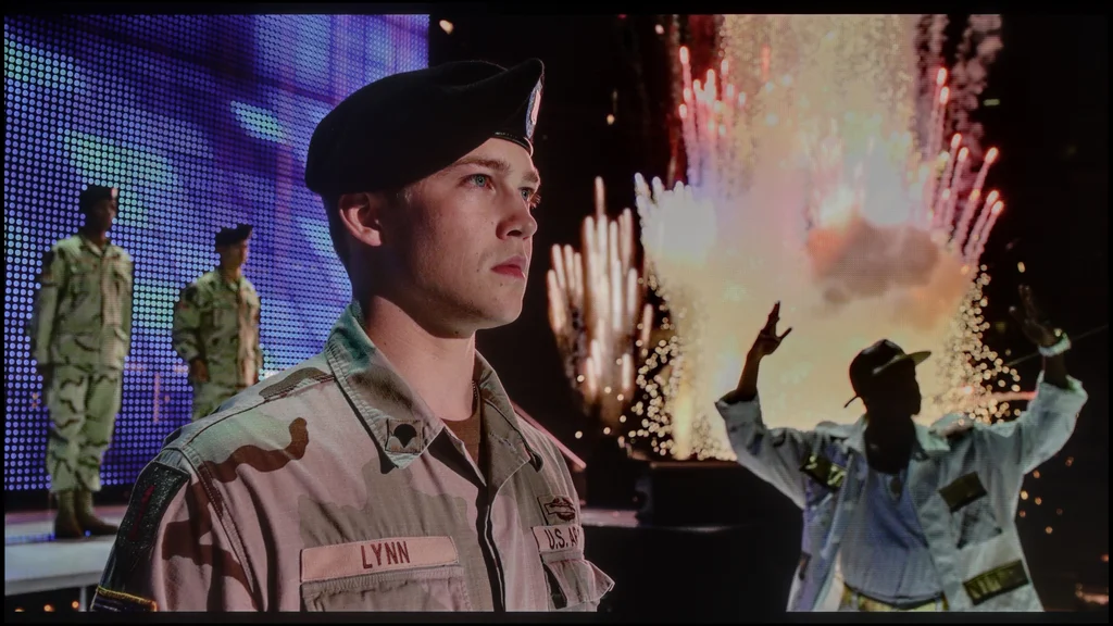 Review IFFALCON U85X section HDR effect quality, scene “Billy Lynn”