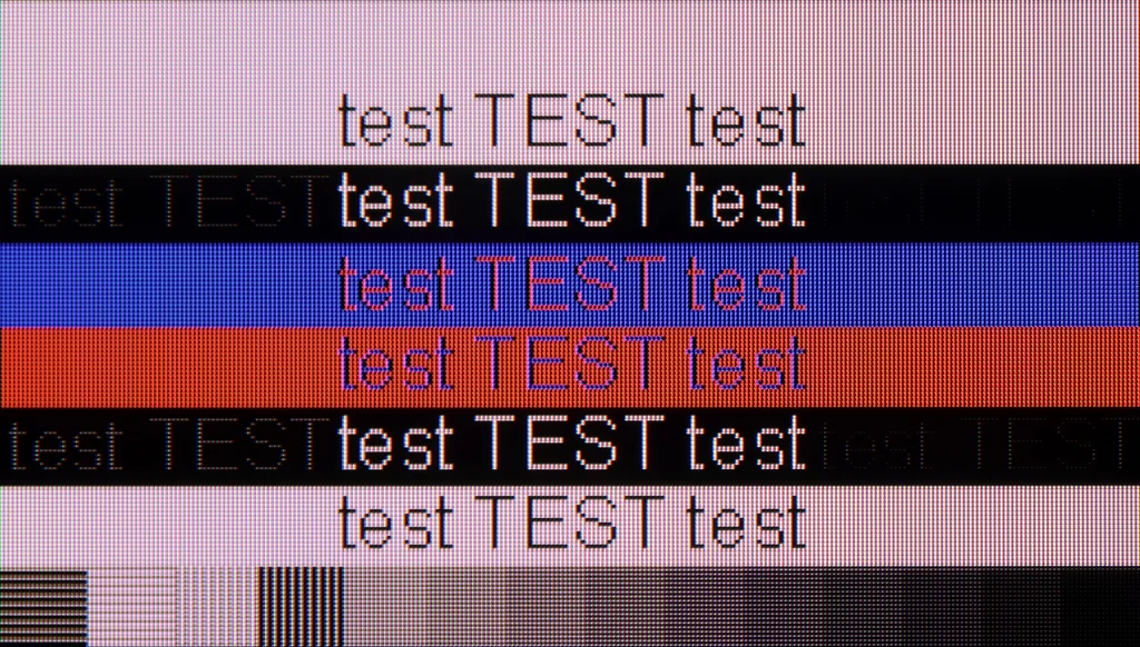 Review IFFALCON U85X section Computer compatibility, font readability test