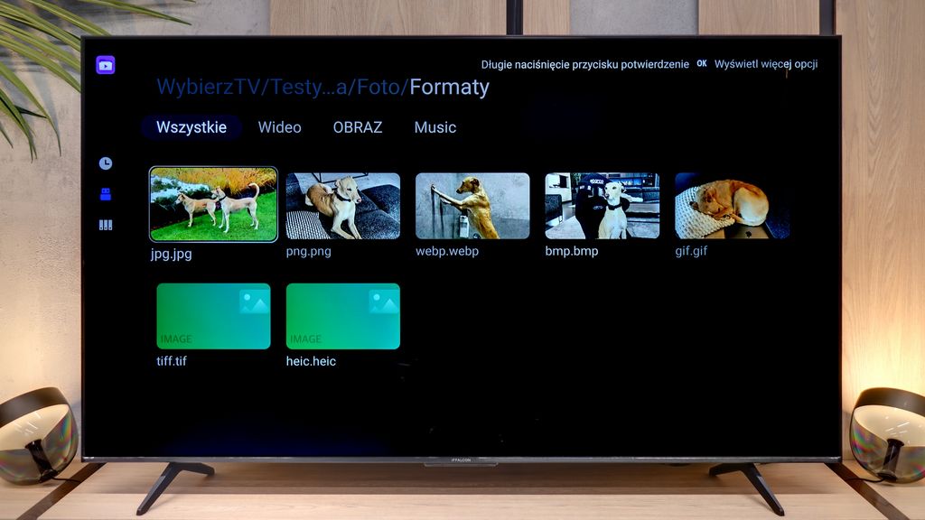 Review IFFALCON U85X Appearance of the TV