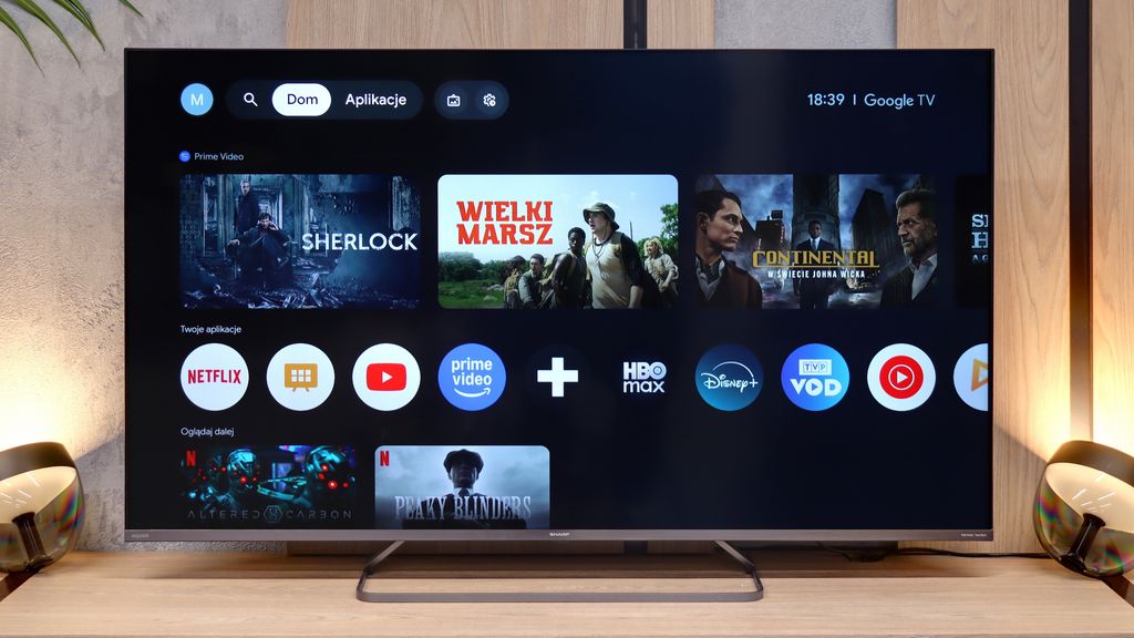 Review SHARP JP7765E Appearance of the TV