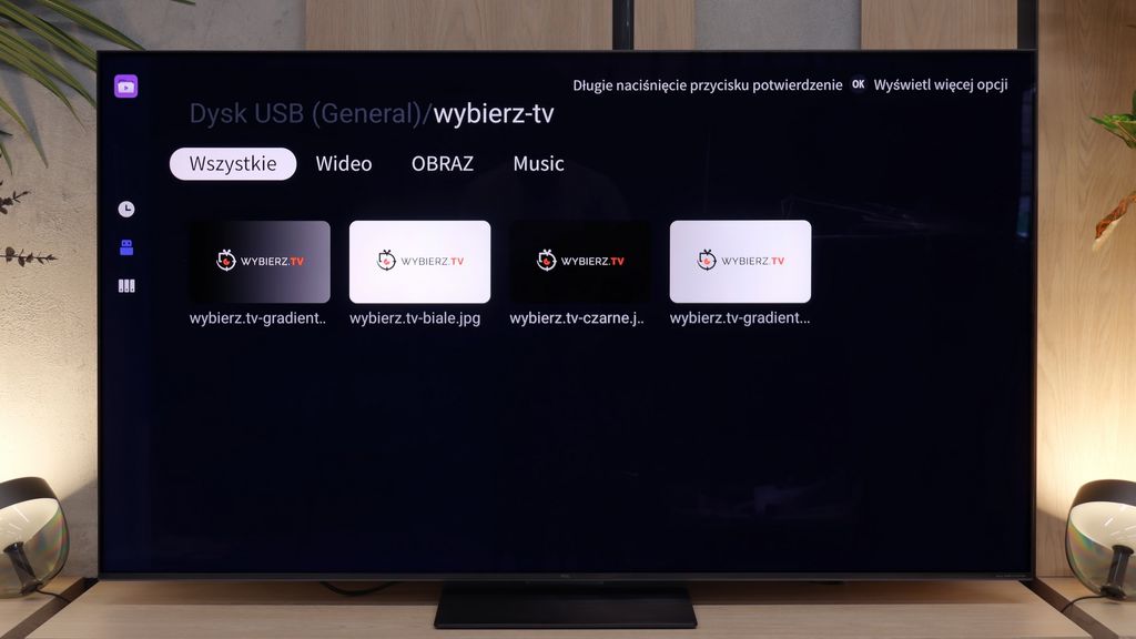 Test TCL C7L Wygląd telewizora