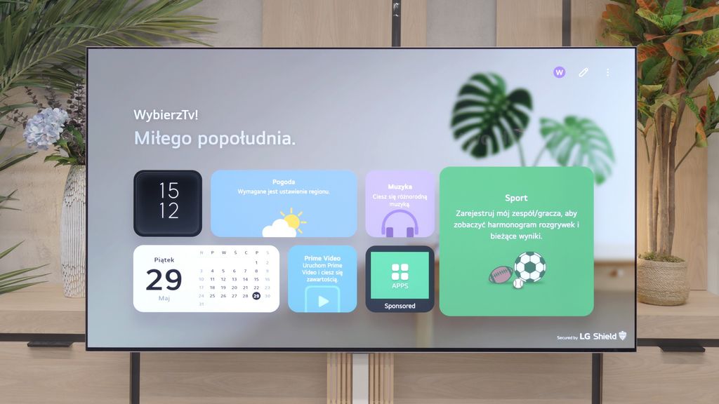 Review LG OLED G6 (G64LW, G66LS) Appearance of the TV