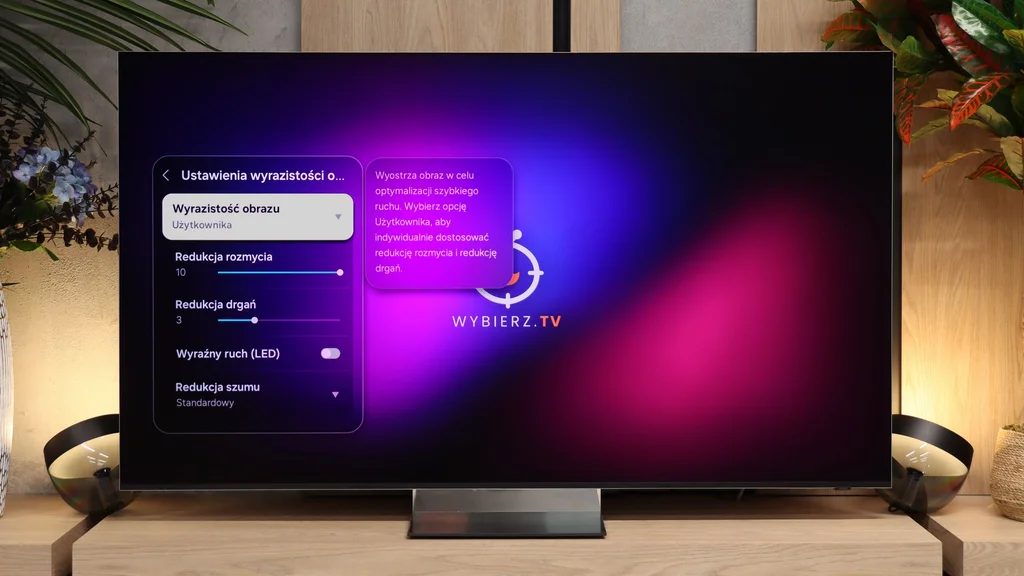Review Samsung R95H Micro RGB  Blur and motion smoothness