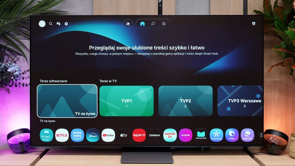 Review Samsung S90H (QD-OLED) Appearance of the TV