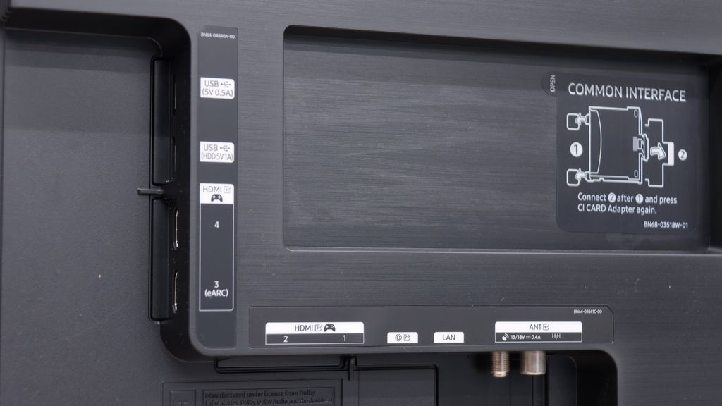 Review Samsung S90H (QD-OLED) Appearance of the TV