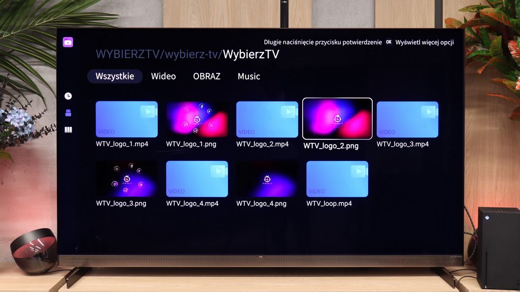 Test TCL X11L Wygląd telewizora