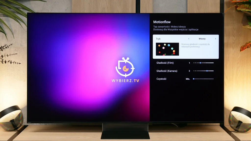 Review SONY Bravia 9 II XR95M2 Blur and motion smoothness