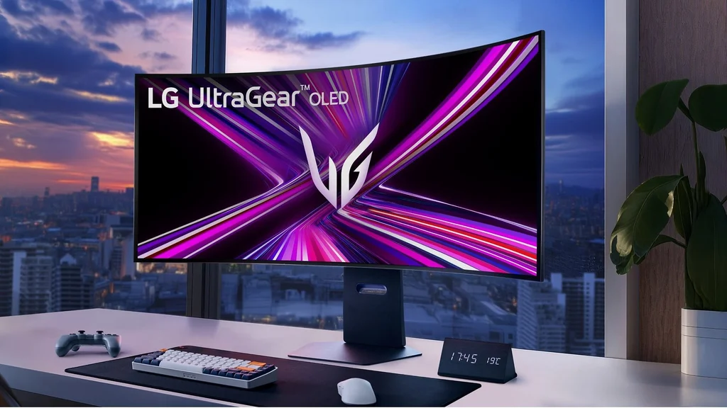 LG prezentuje swój pierwszy zakrzywiony monitor OLED 5K – 45-calowy model z rozdzielczością 5120×2160, częstotliwością odświeżania do 330 Hz i formatem 21:9. Zapewnia perfekcyjną czerń, żywe kolory oraz doskonałą płynność obrazu dla graczy i profesjonalistów. Sprawdź, jak wypada na tle konkurencji!