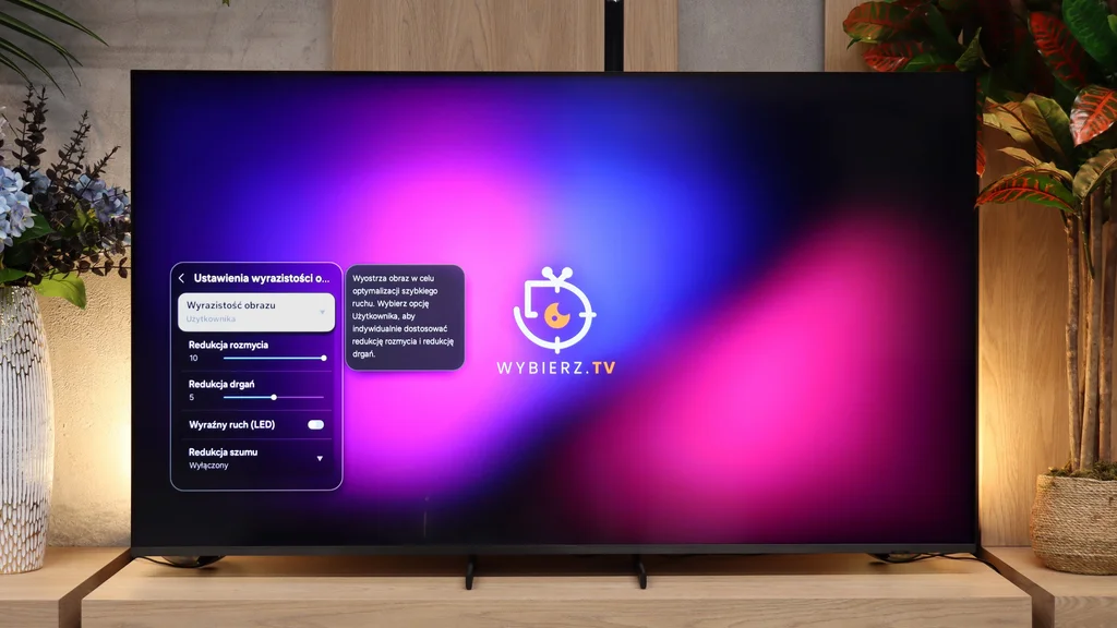 Test Samsung QN80H Smużenie i płynność ruchu