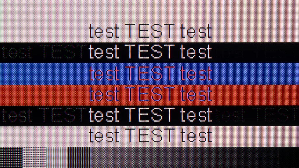 Review Dreame Q100 section Computer compatibility, font readability test