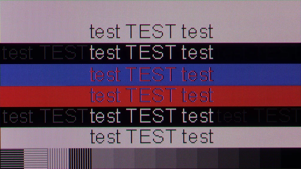 Review Samsung OLED S95H (S99H) (QD-OLED) section Computer compatibility, font readability test