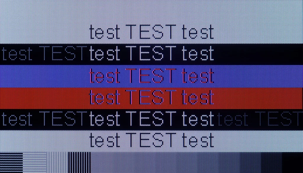 Review Samsung S90H (WOLED) section Computer compatibility, font readability test